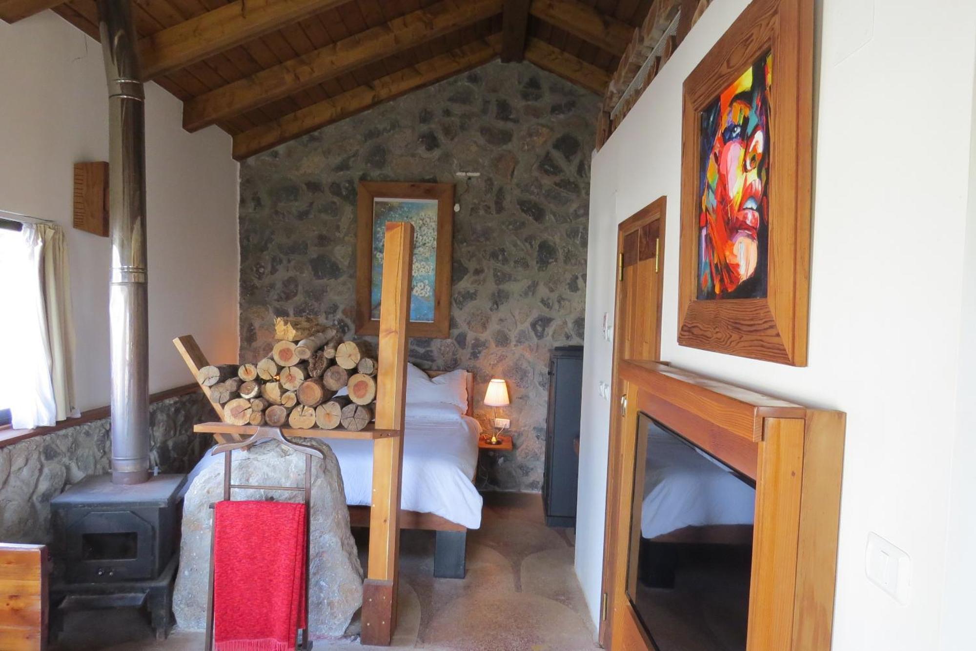 The Green And Red Cabins Ma'ale Gamla Exterior foto